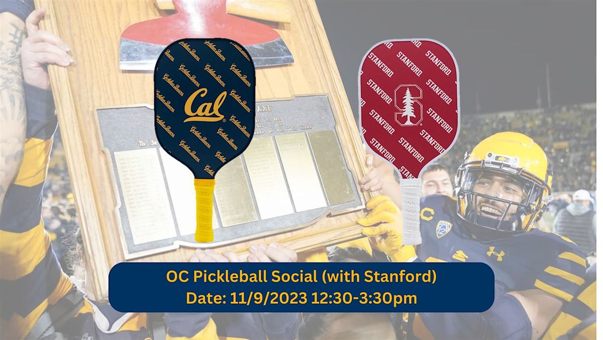 OC Pickleball Social - Big Game Version (with Stanford)