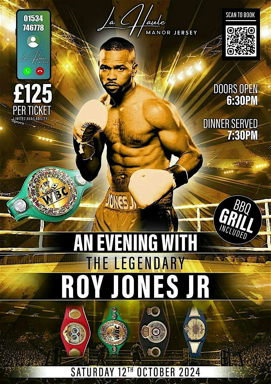 An Evening with the Legendary Roy Jones Jnr