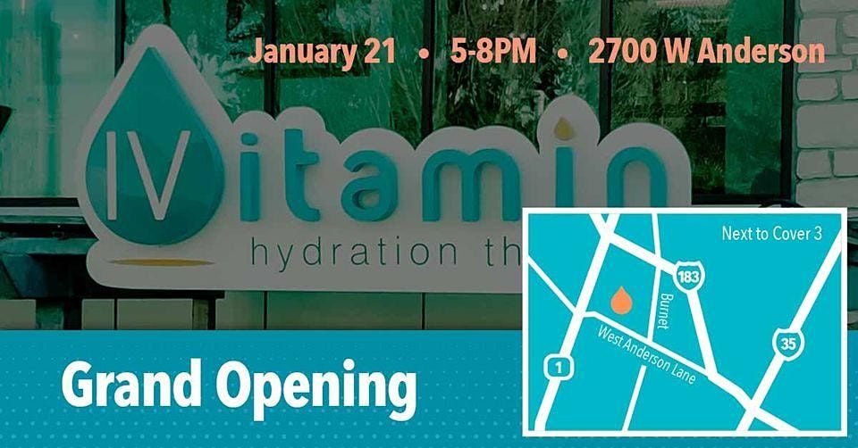 Celebrate IVitamin Hydration Lounge's North Austin Grand Opening