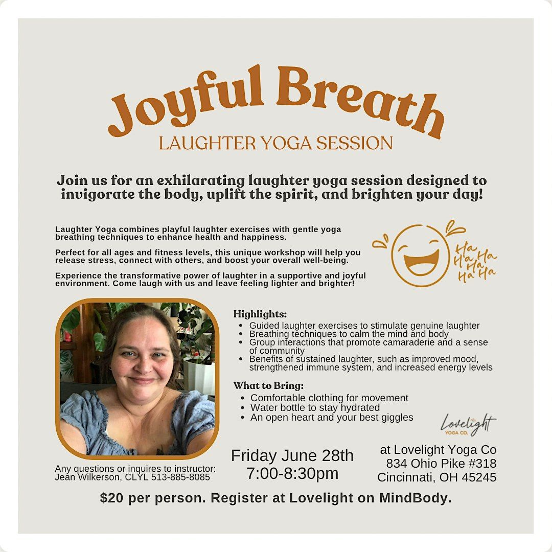 Joyful Breath LAUGHTER YOGA SESSION