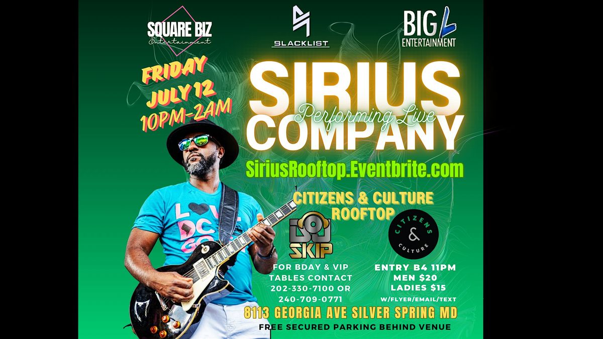 Sirius Friday on the Rooftop