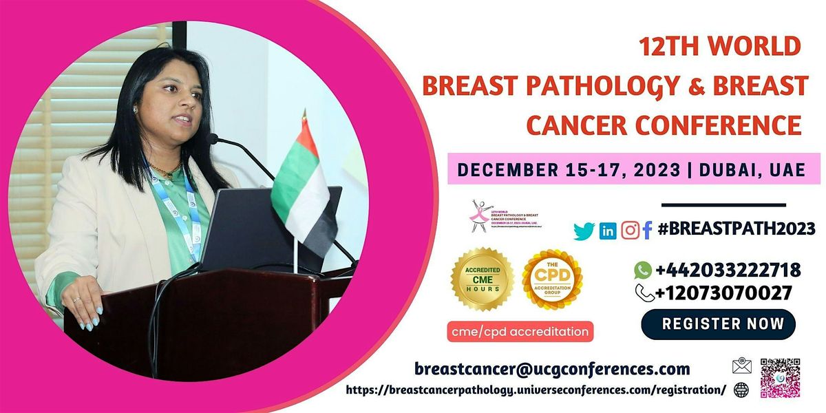 12th World Breast Pathology & Breast Cancer Conference on Aug 01-02, 2023