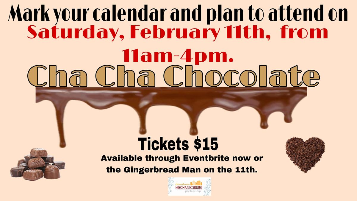 Cha Cha Chocolate Extravaganza Mechanicsburg various businesses