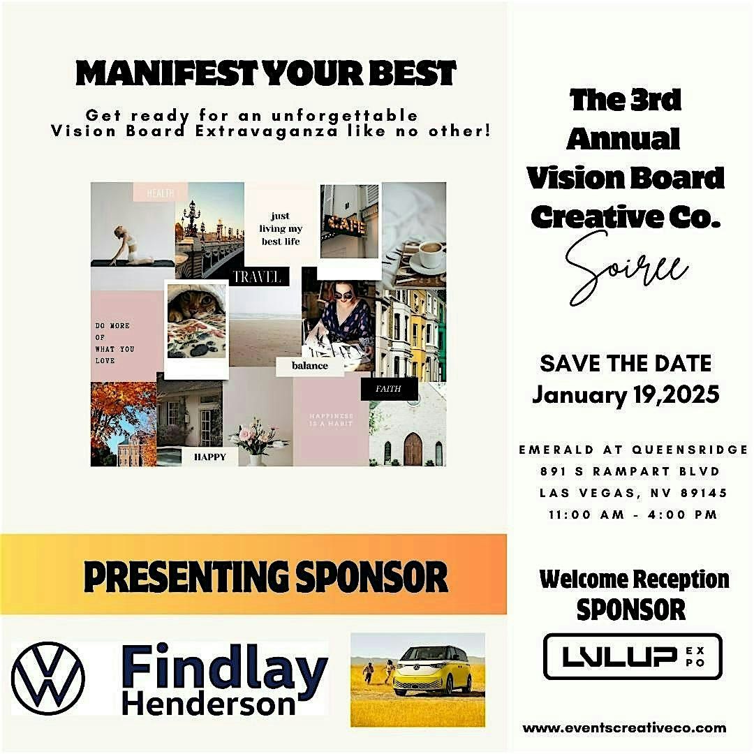 3rd Annual Vision Board Creative Co. Soiree Experience