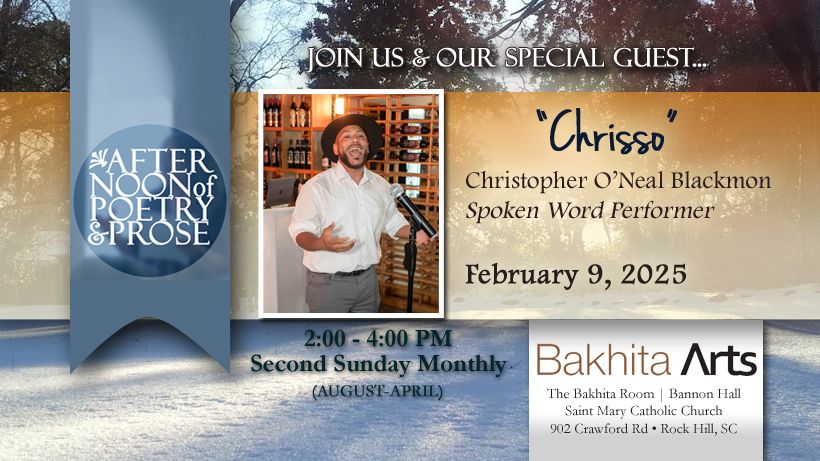 Afternoon of Poetry & Prose with "Chrisso" Christopher Blackmon