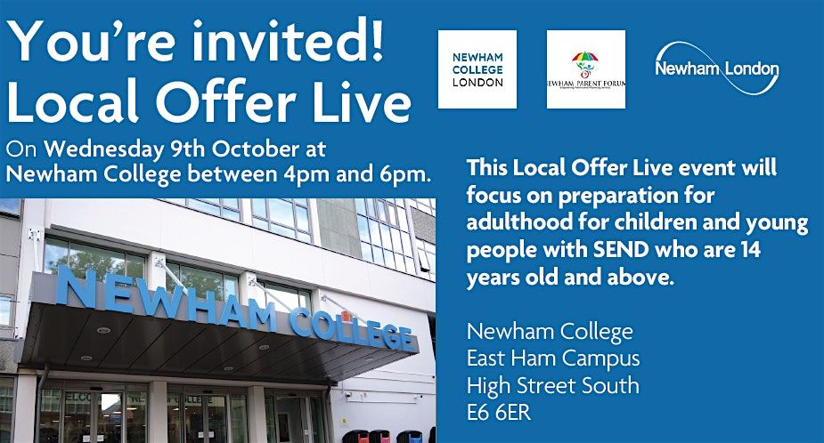 Newham SEND and Inclusion's -  October Local Offer Live Event