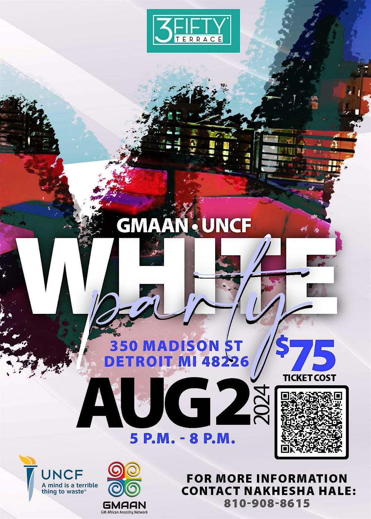 GMAAN 2024 UNCF White Party Fundraiser