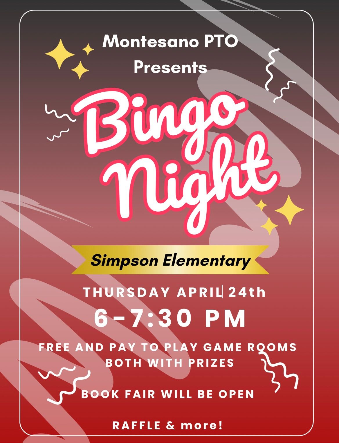 Bingo Family Fun Night! 