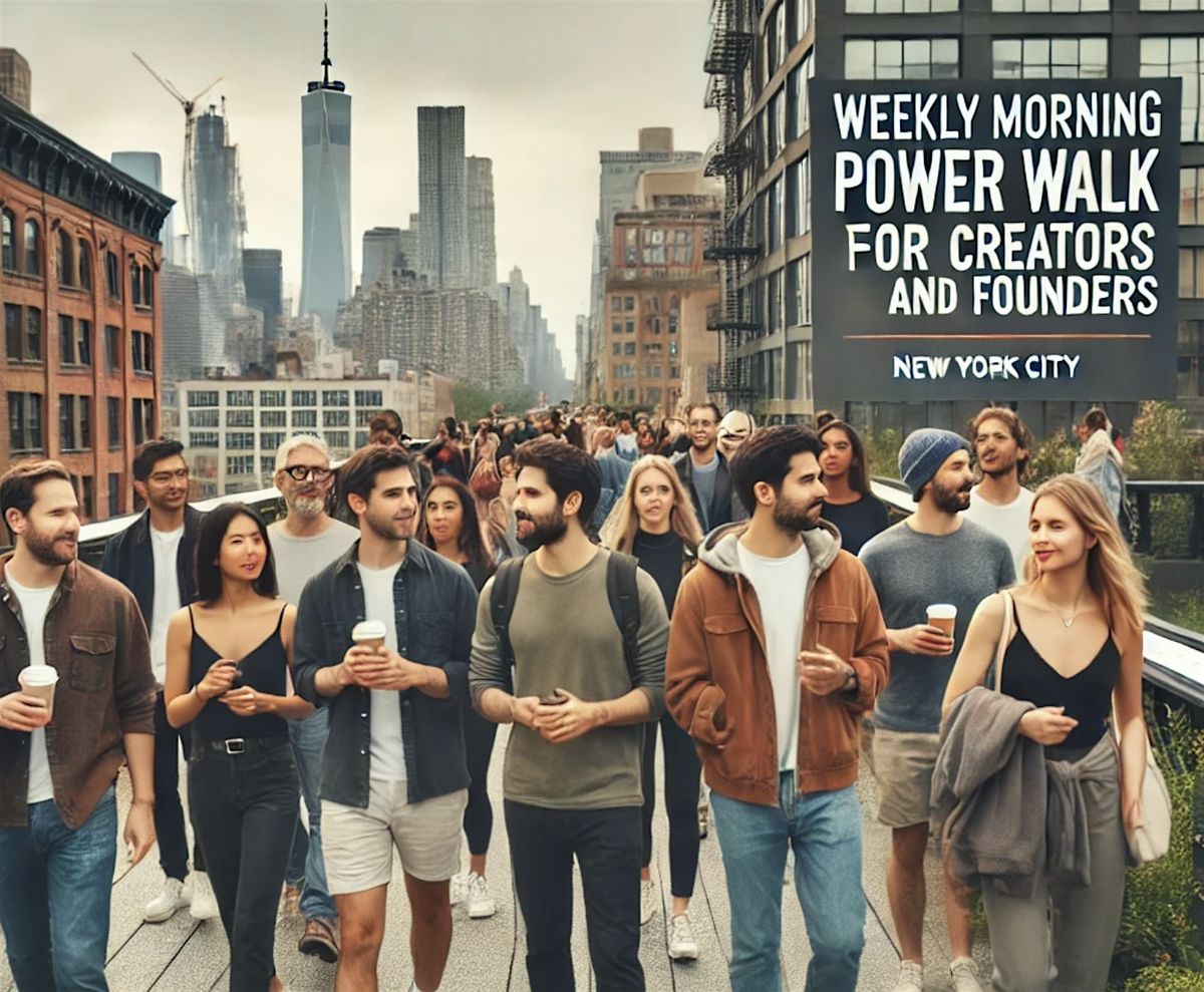 Weekly Morning Power Walk for Creators and Founders