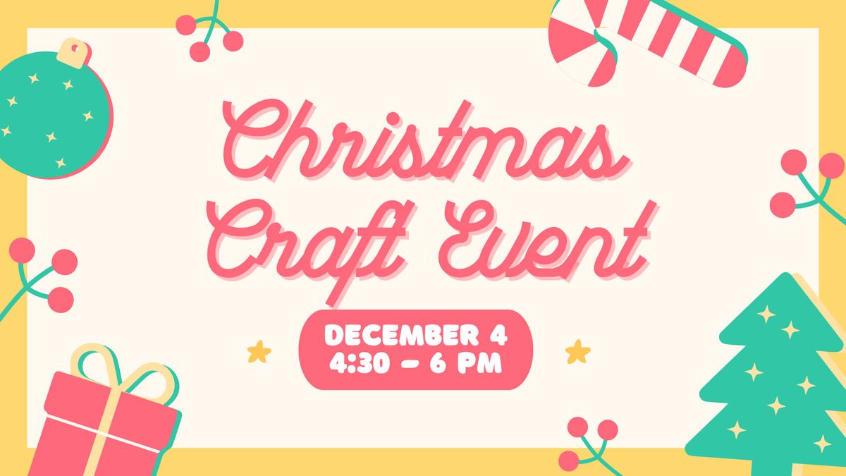 Family Christmas Craft Event