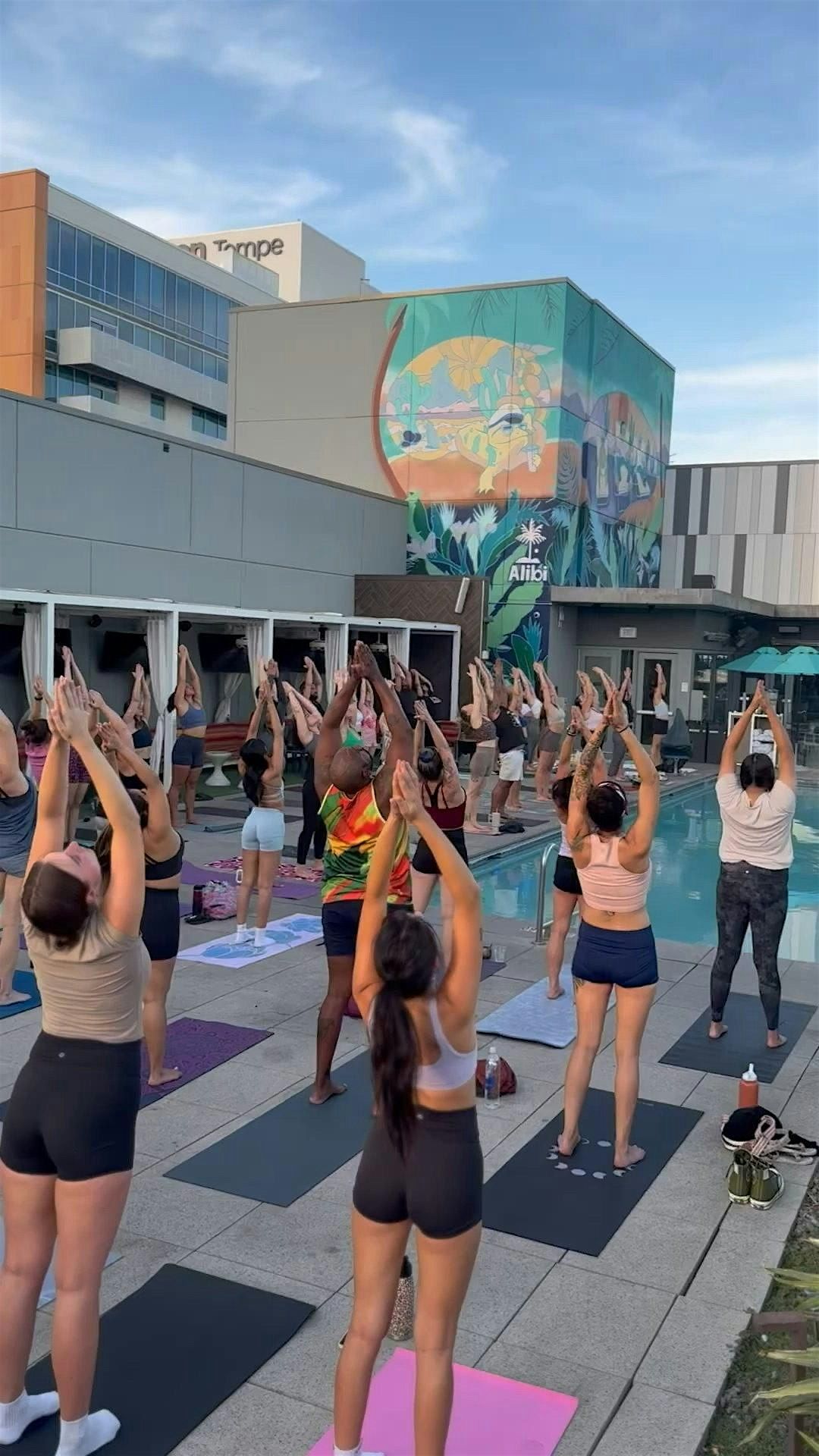 Sunset Yoga  @ Alibi Rooftop Lounge (Canopy Hilton Hotel)