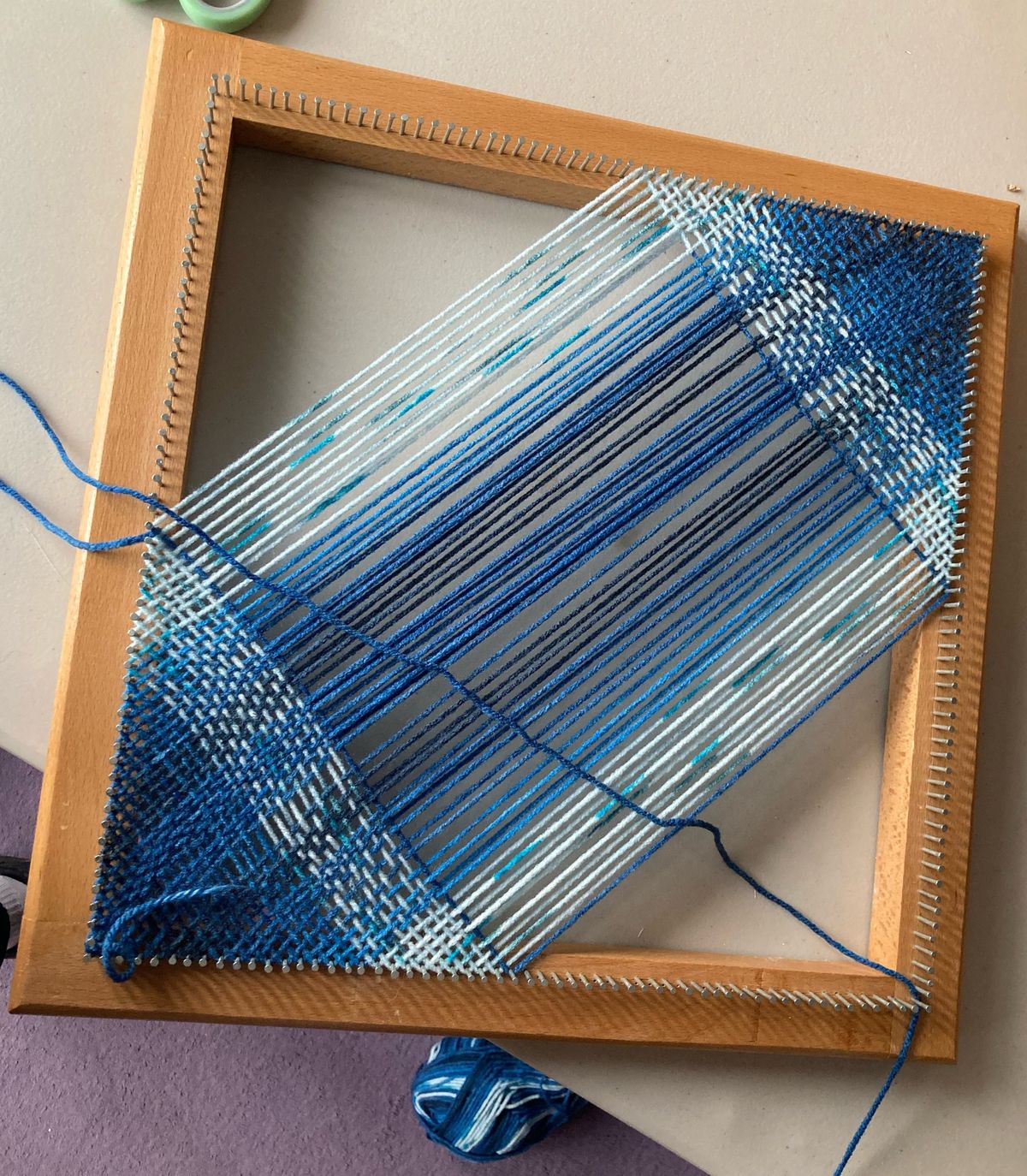 Learn how to weave a square using the continuous weaving method on Friday 18th October, 2024