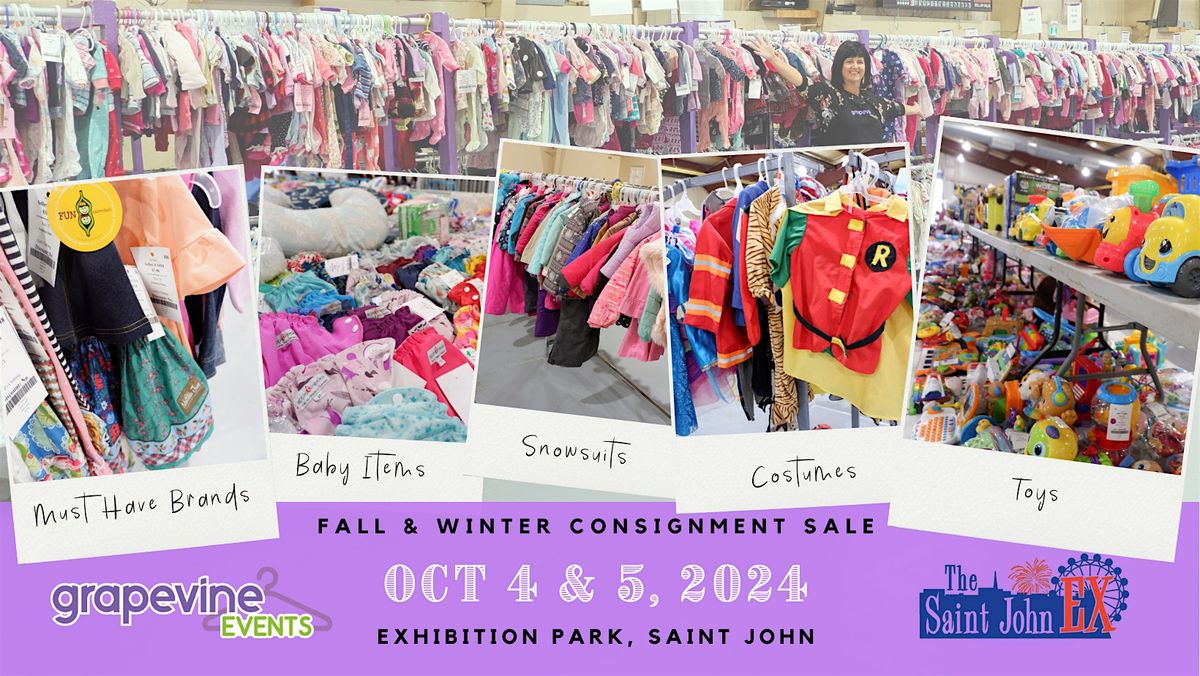 Grapevine Events' Fall & Winter Baby & Kids' Gear Pop Up Consignment Sale