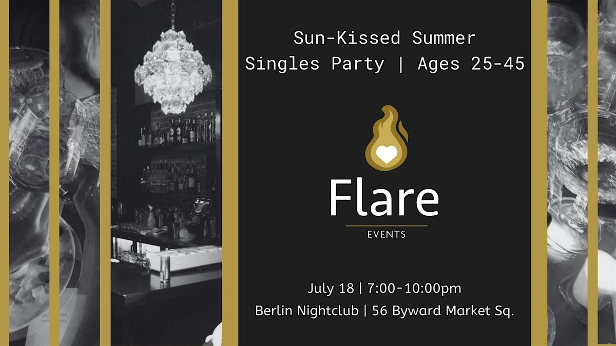 Sun-Kissed Summer | Singles Party at Berlin | Ages 25-45