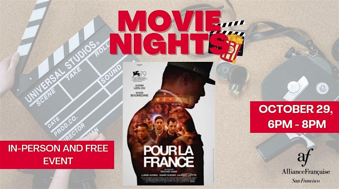 Movie Night : Pour La France (For My Country) - October 29th 2024