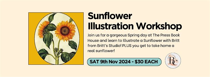 Sunflower Illustration Workshop