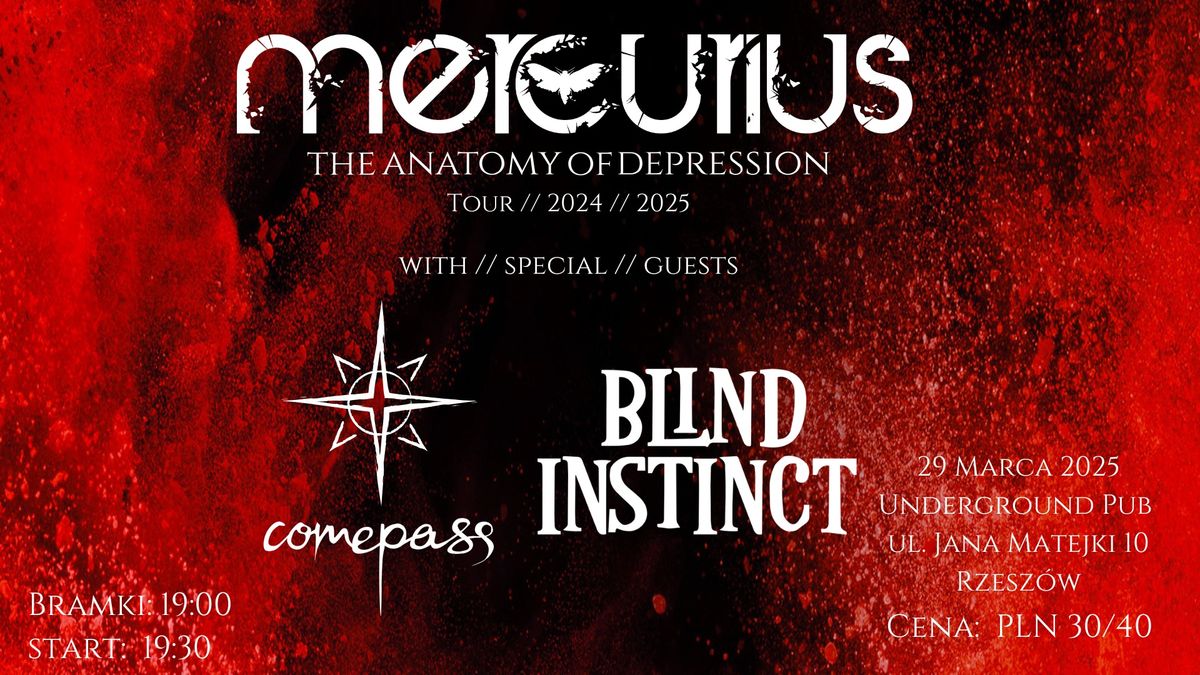 Mercurius \/\/ Comepass \/\/ Blind Instinct - The Anatomy of Depression \/\/ TOUR 2024\/2025 - RZESZ\u00d3W