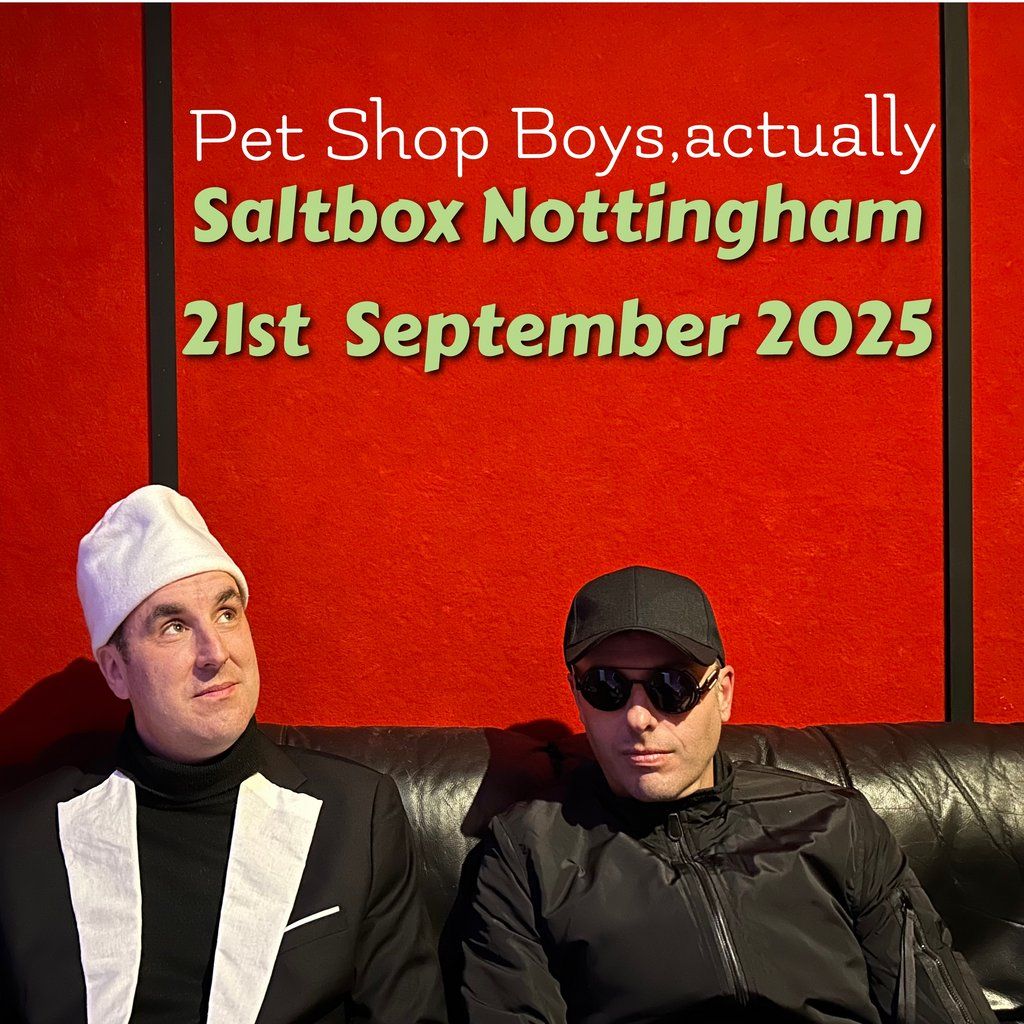 Pet Shop Boys, actually: Live @ Satlbox Nottingham