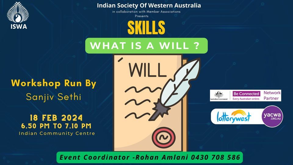 Skills - What is a Will ? 