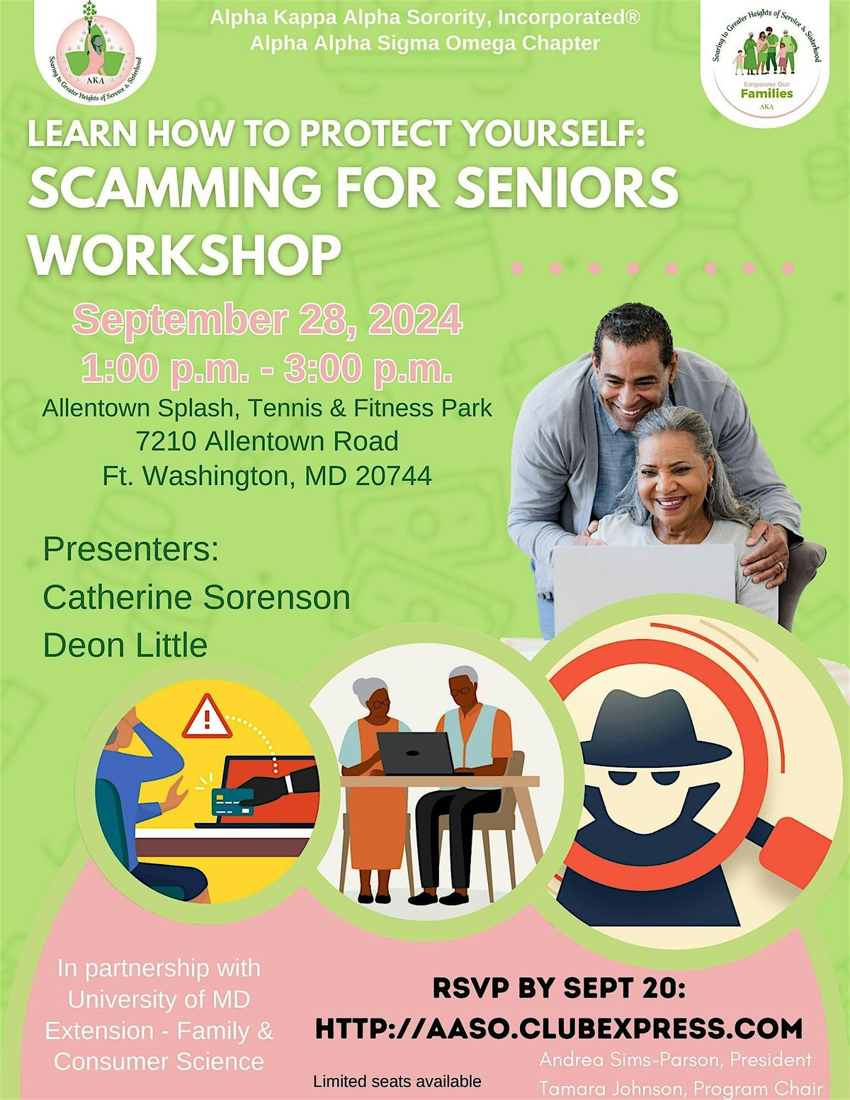 Learn How To Protect Yourself: Scamming for Seniors Workshop