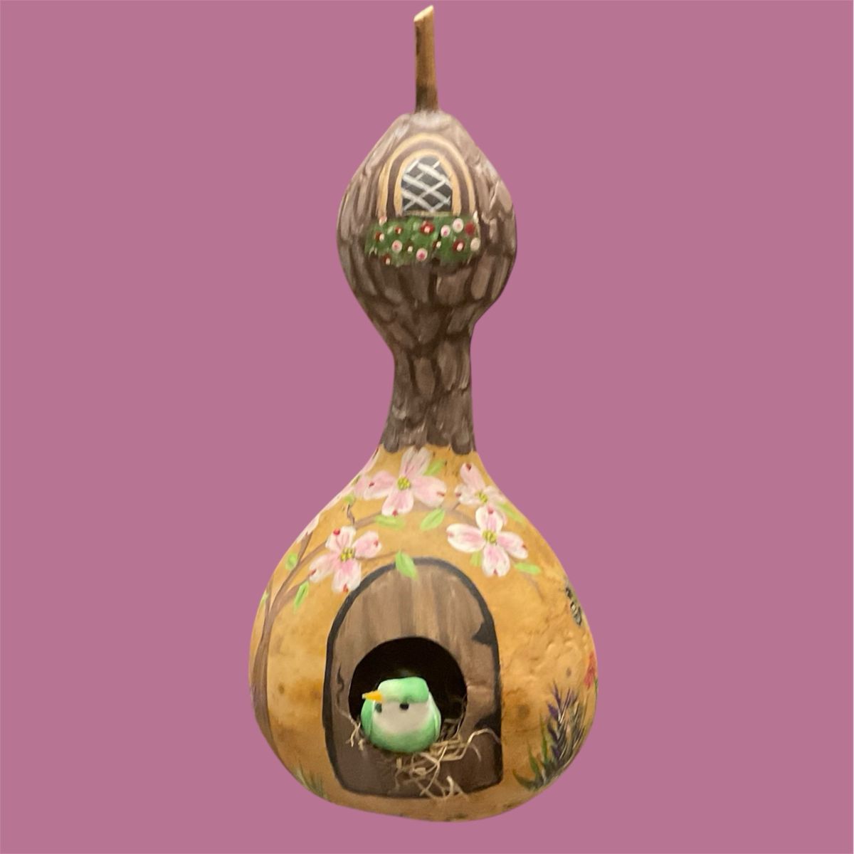 Painted Gourd Birdhouse Class