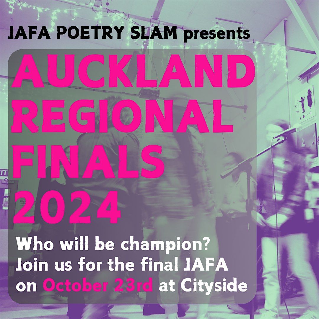 JAFA Poetry Slam Auckland Regional Finals 2024