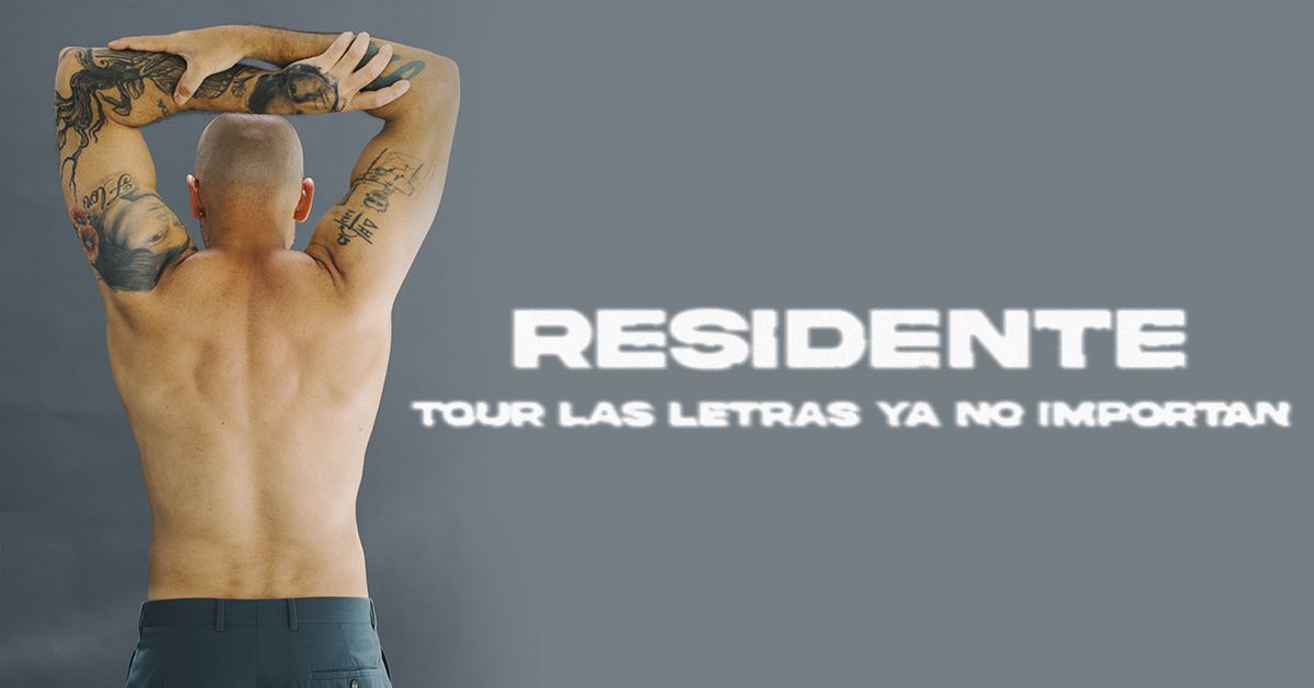 RESIDENTE - Tour Las Letras Ya No Importan