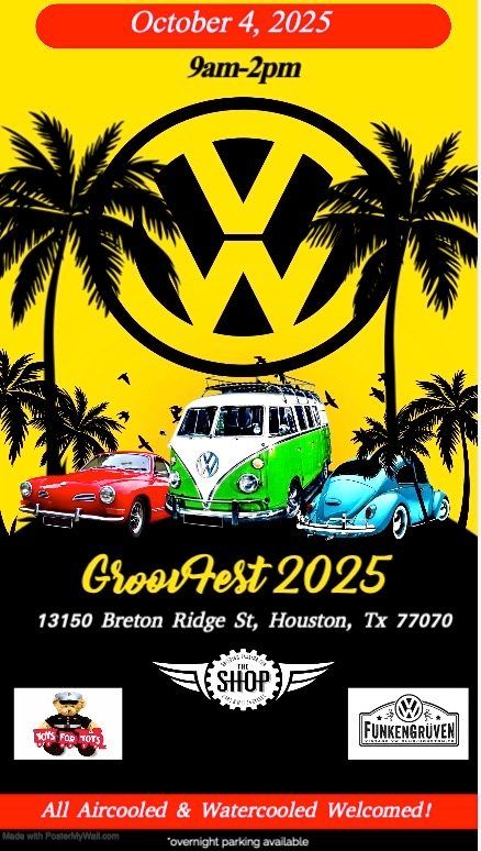 GROOVFEST 2025 Mixer & VW car show