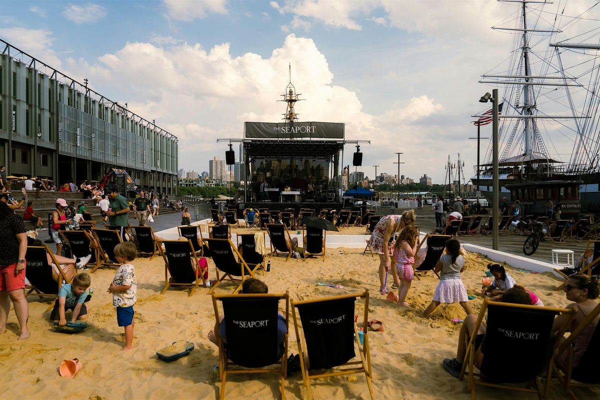 Seaport Beach Fest 2025, 89 South St, New York, 4 July to 7 July