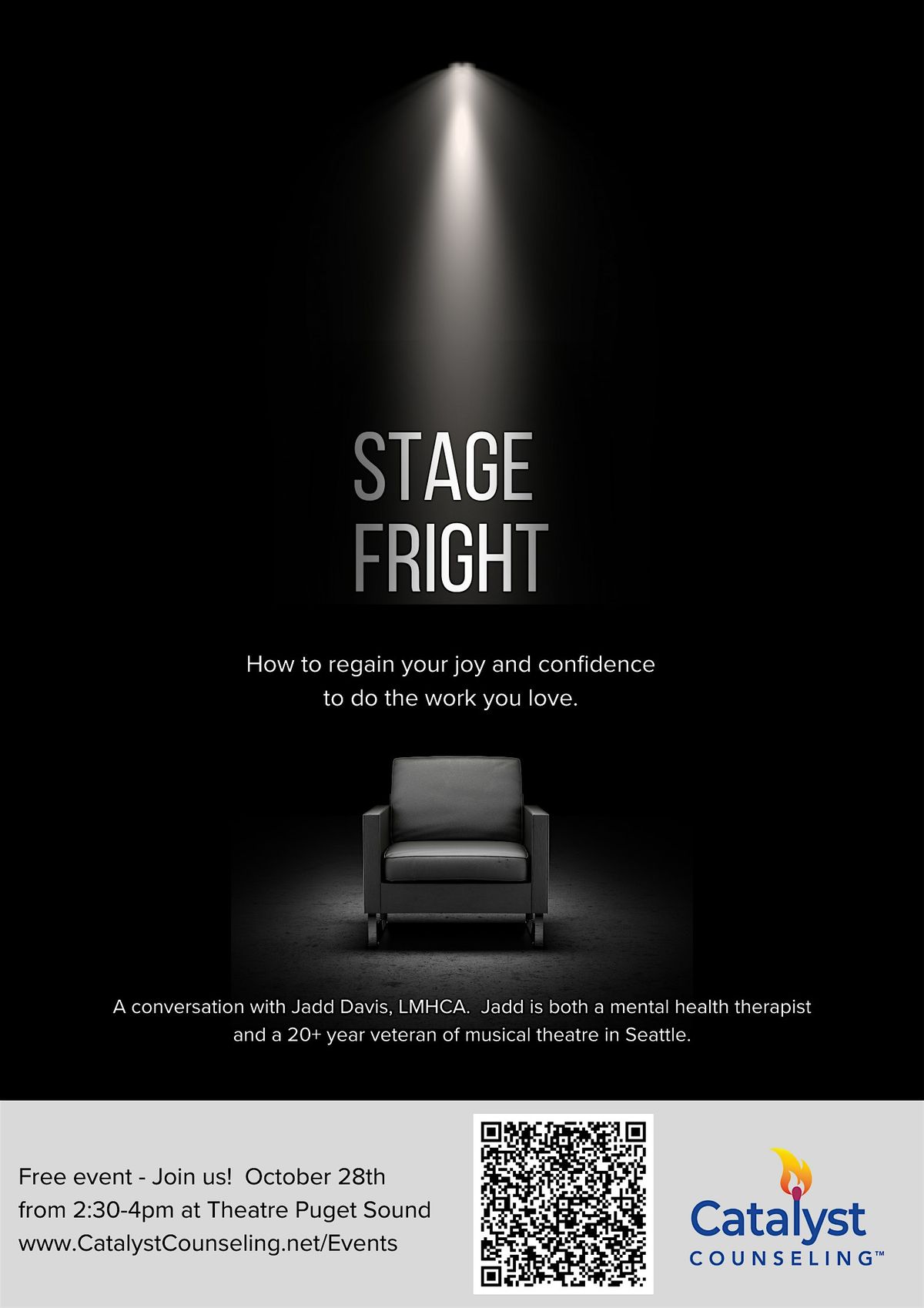 Stage Fright:  How to regain your joy and confidence to do the work you love.