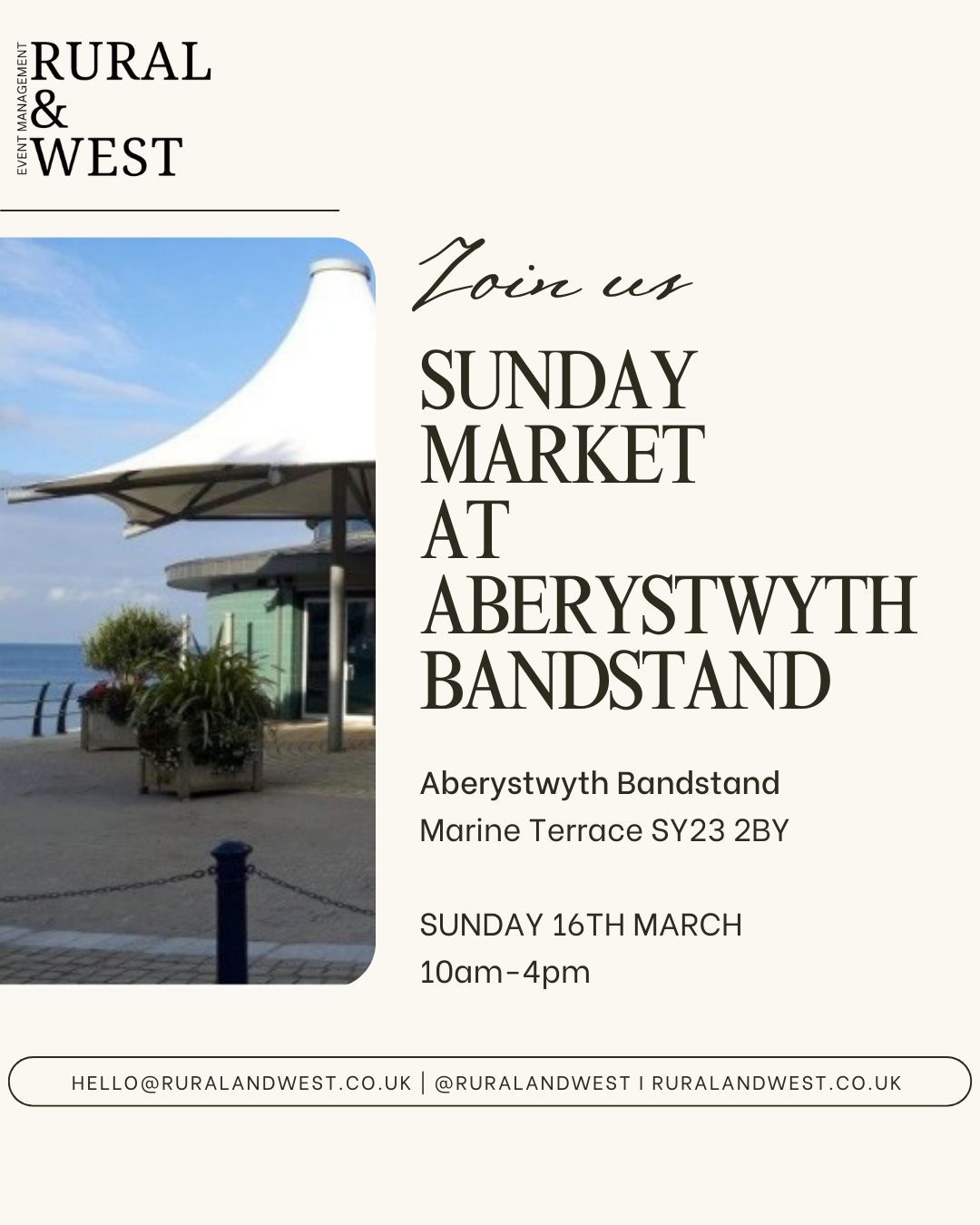 Aberystwyth Bandstand Monthly Market