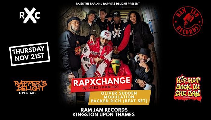 RapXchange - Oliver Sudden - Modulation - Rappers Delight Open Mic Night