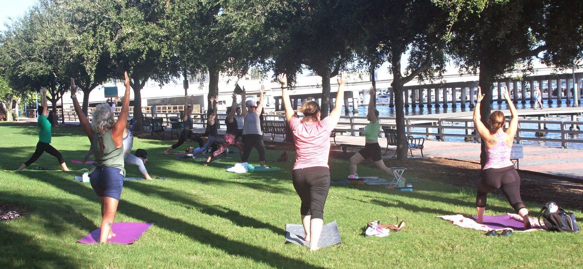 Yoga on Bradenton Riverwalk