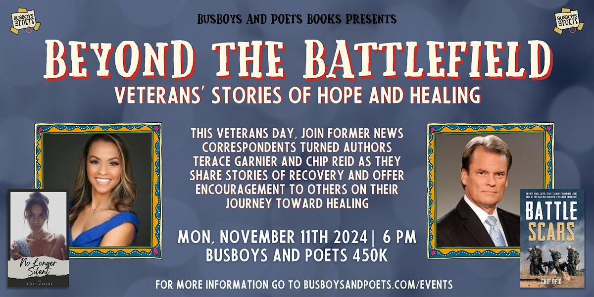 BEYOND THE BATTLEFIELD | A Busboys and Poets Books Presentation