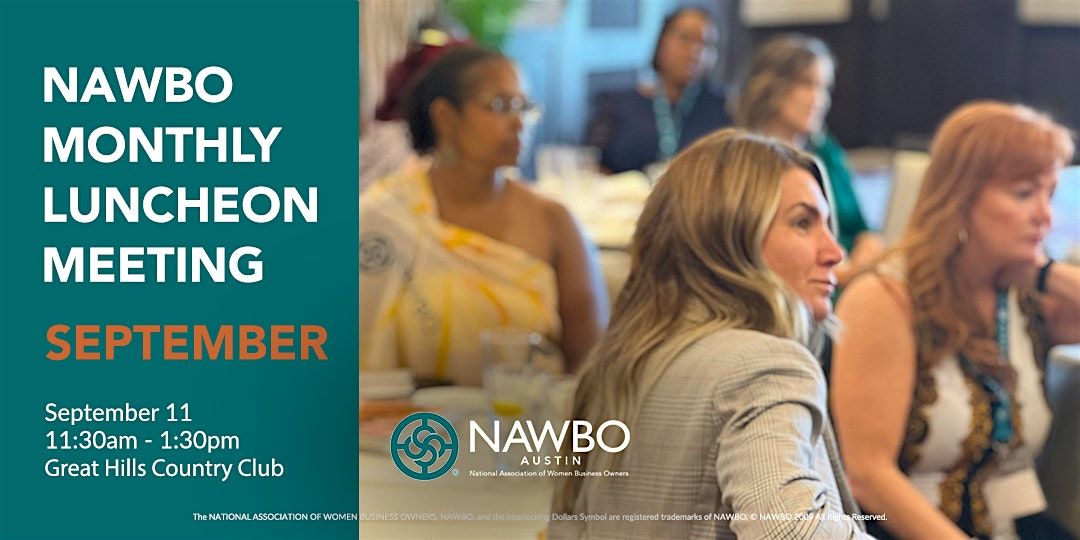 NAWBO Austin Monthly Luncheon Meeting - September