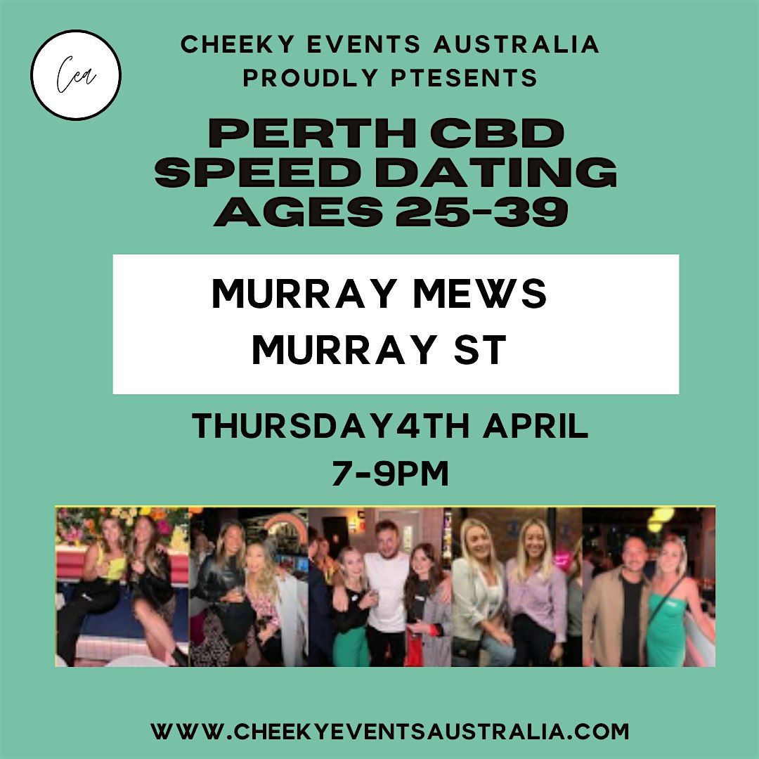 Perth CBD speed dating for ages 25-39 by Cheeky Events Australia