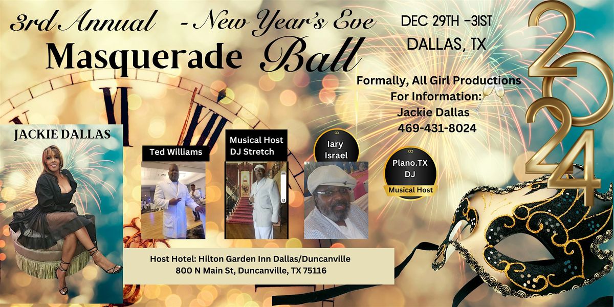 New Years Eve Masquerade Ball - Dallas Tx.