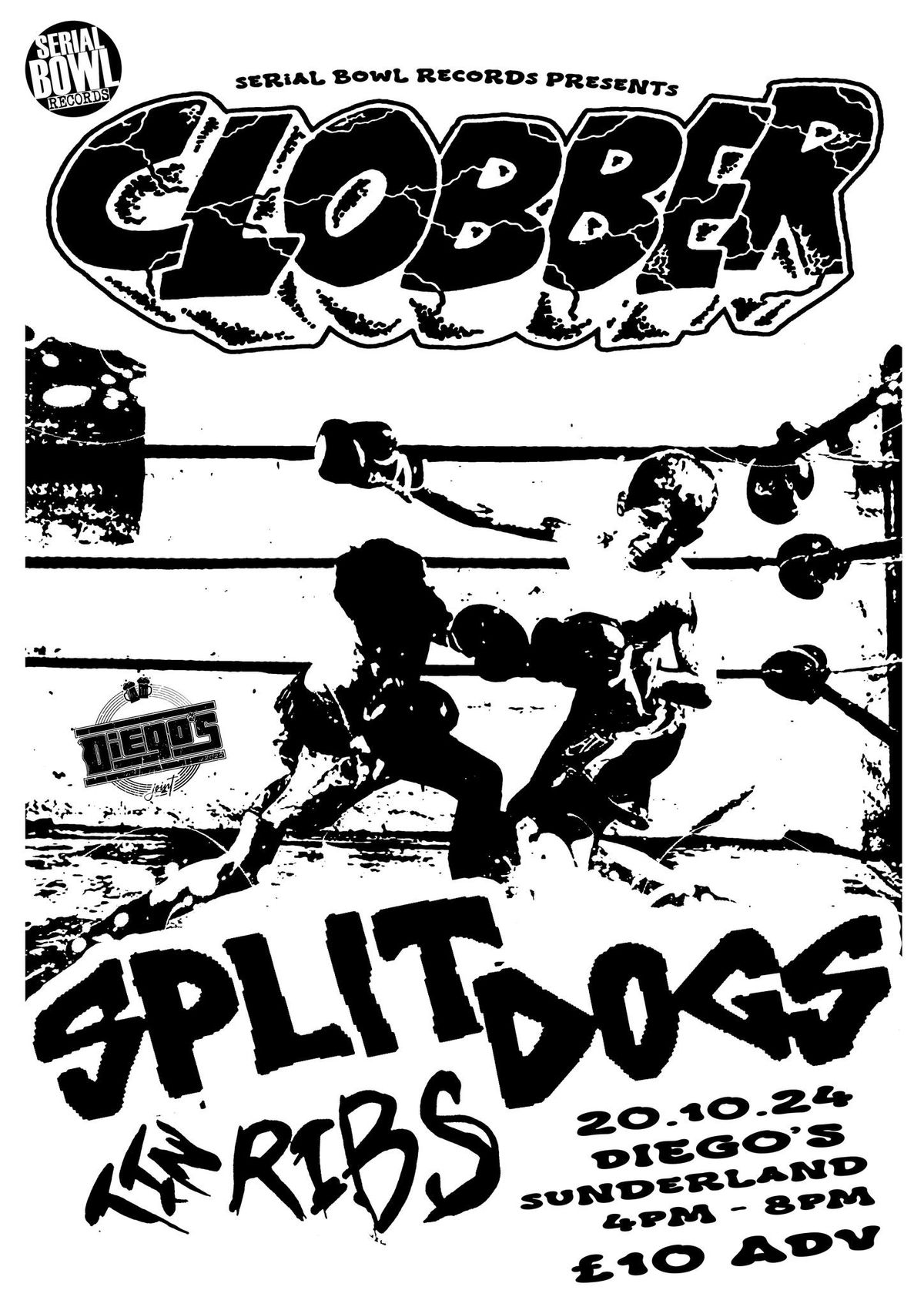 CLOBBER + SPLIT DOGS & TIN RIBS