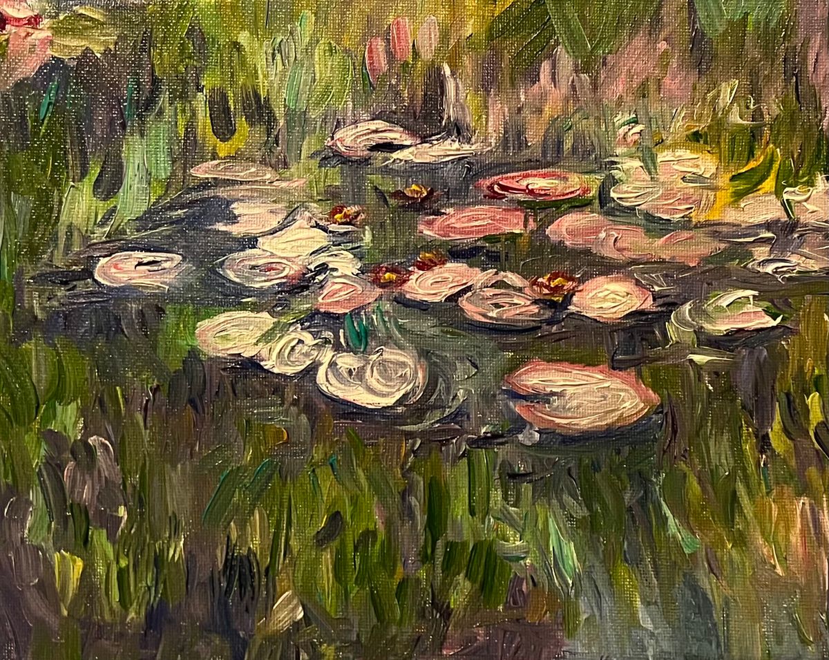 No Fear Oil Painting - Monet