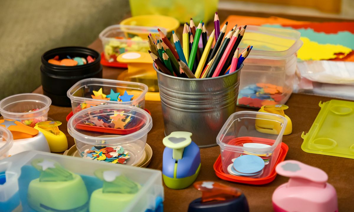 Children's Craft Session at Girvan Library