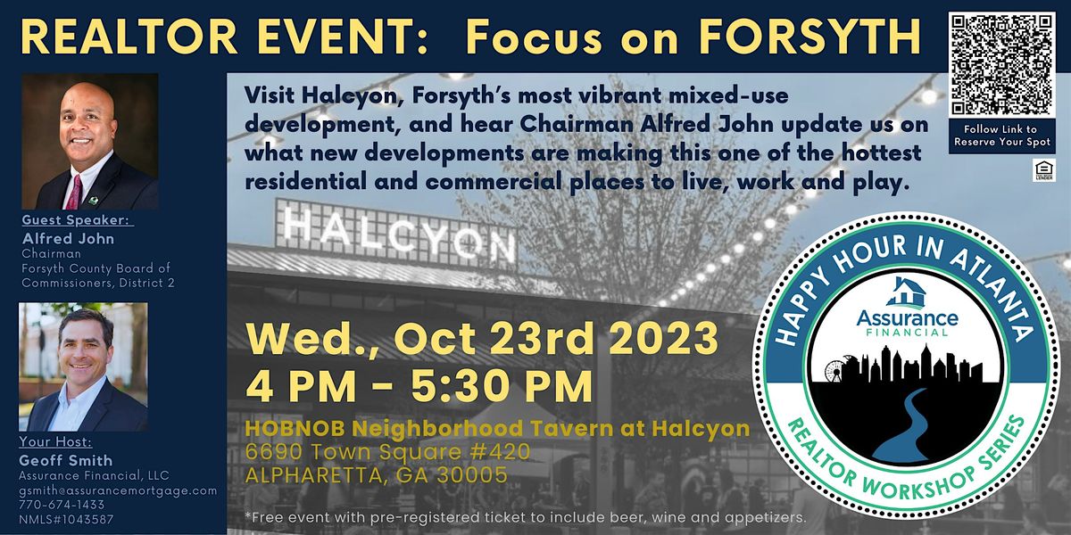 Happy Hour Realtor Event - Focus on Forsyth