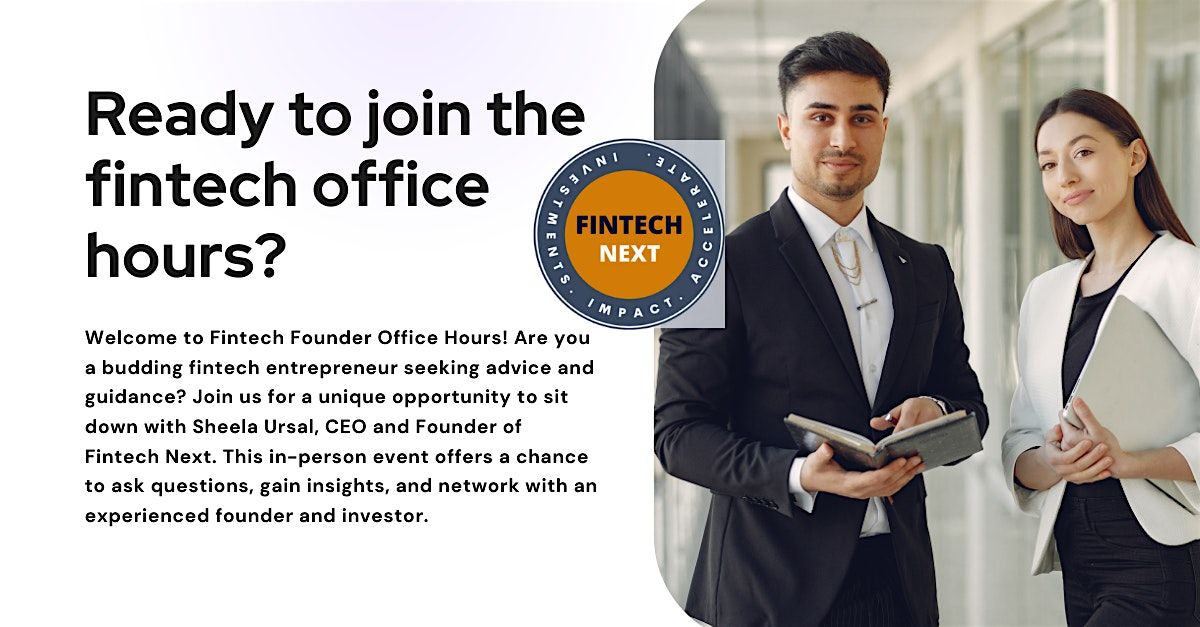 Fintech Founder Office Hours