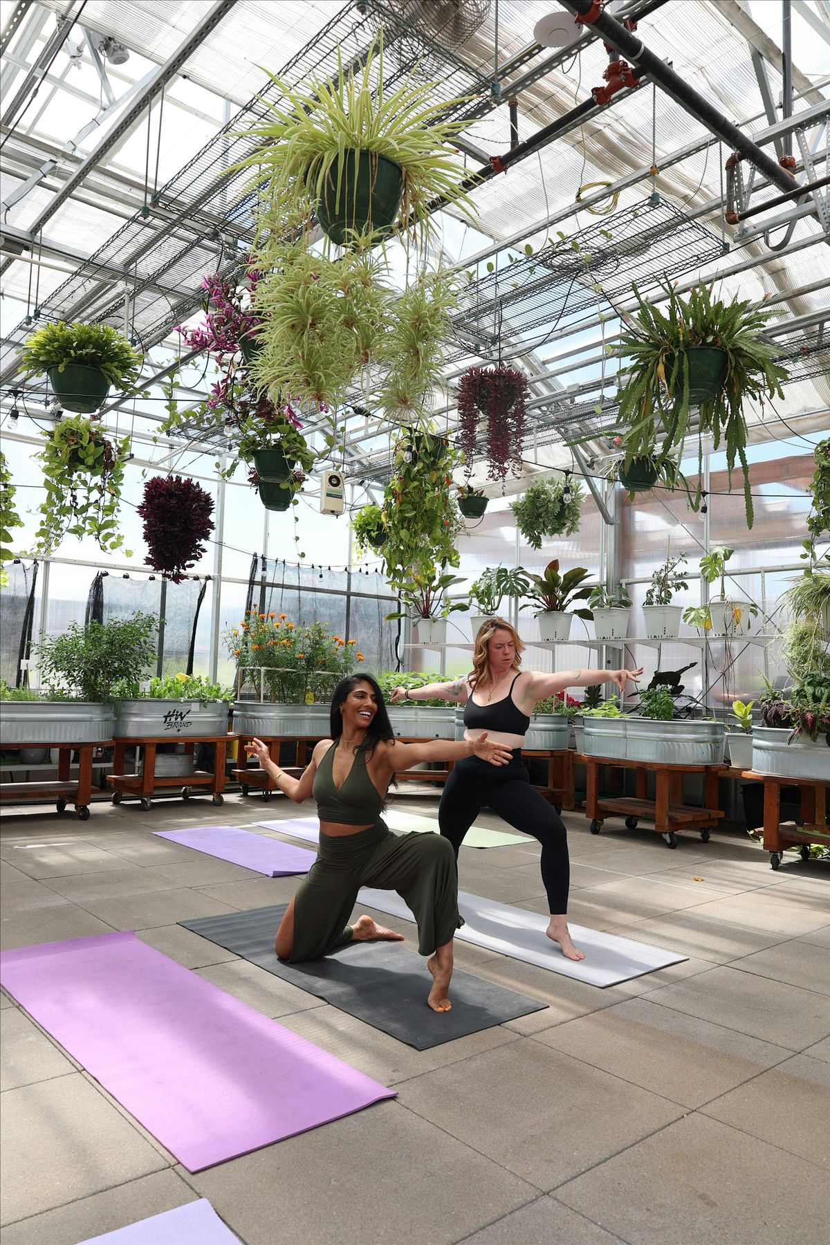 Grow + Gather Greenhouse Yoga