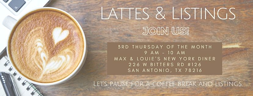 Lattes & Listings - Coffee, Community & Listings