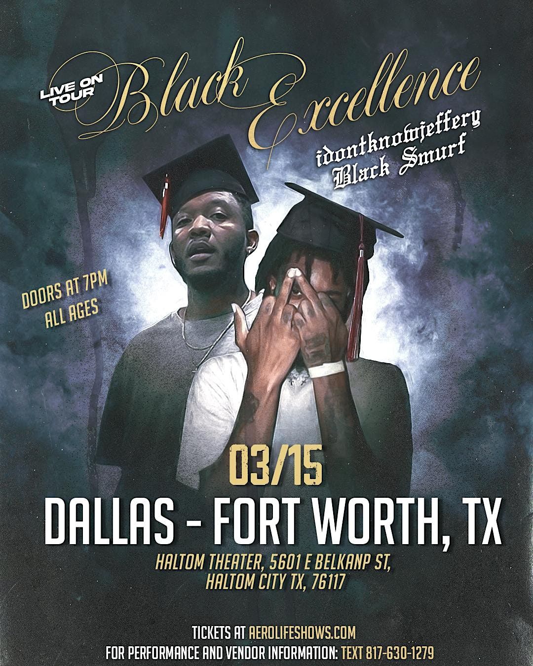 MAY 25th: IDONTKNOWJEFFERY & Black Smurf Live in Houston, TX