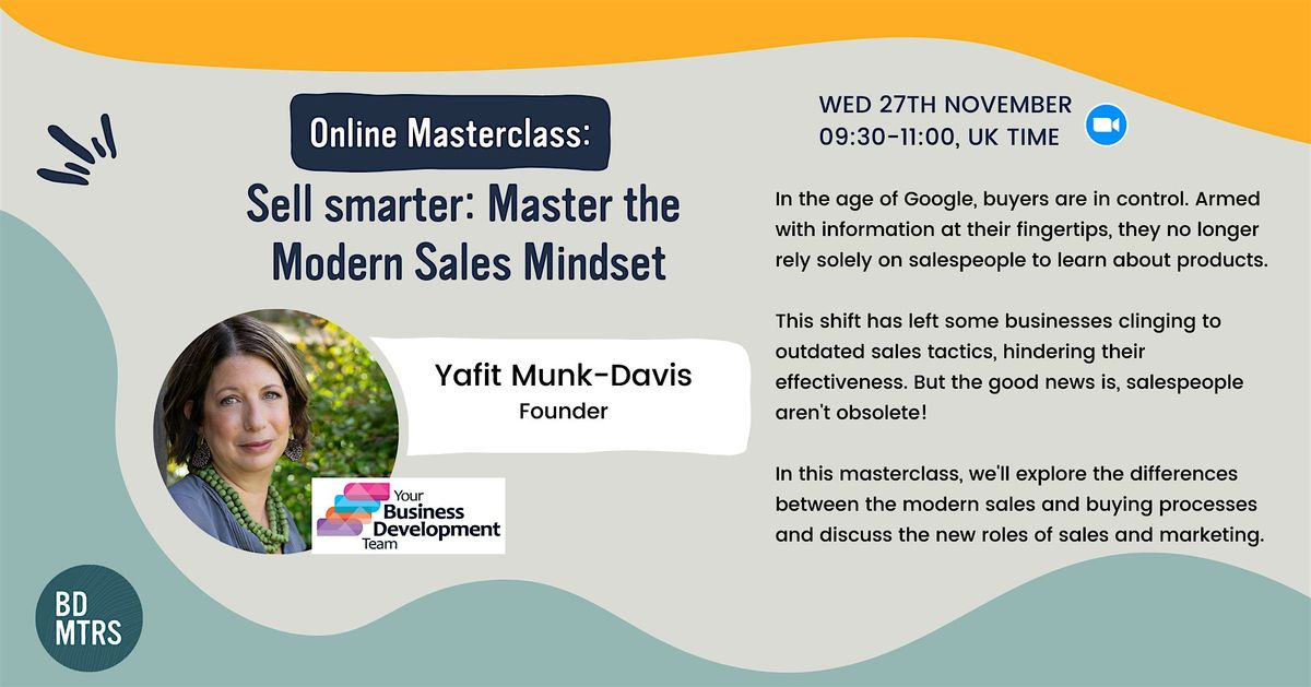 Sell Smarter: Master the  Modern Sales Mindset