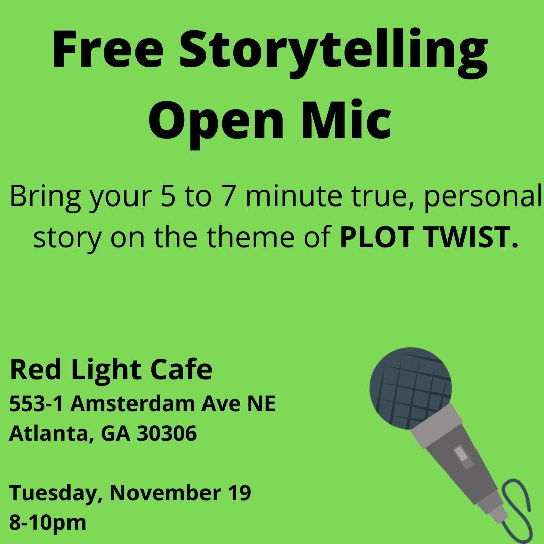 Storytelling Open Mic: Plot Twist