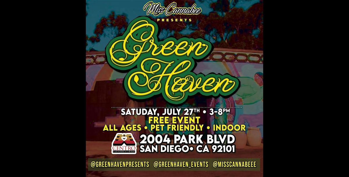 Green Haven at Centro Cultural Community event Saturday July 27th