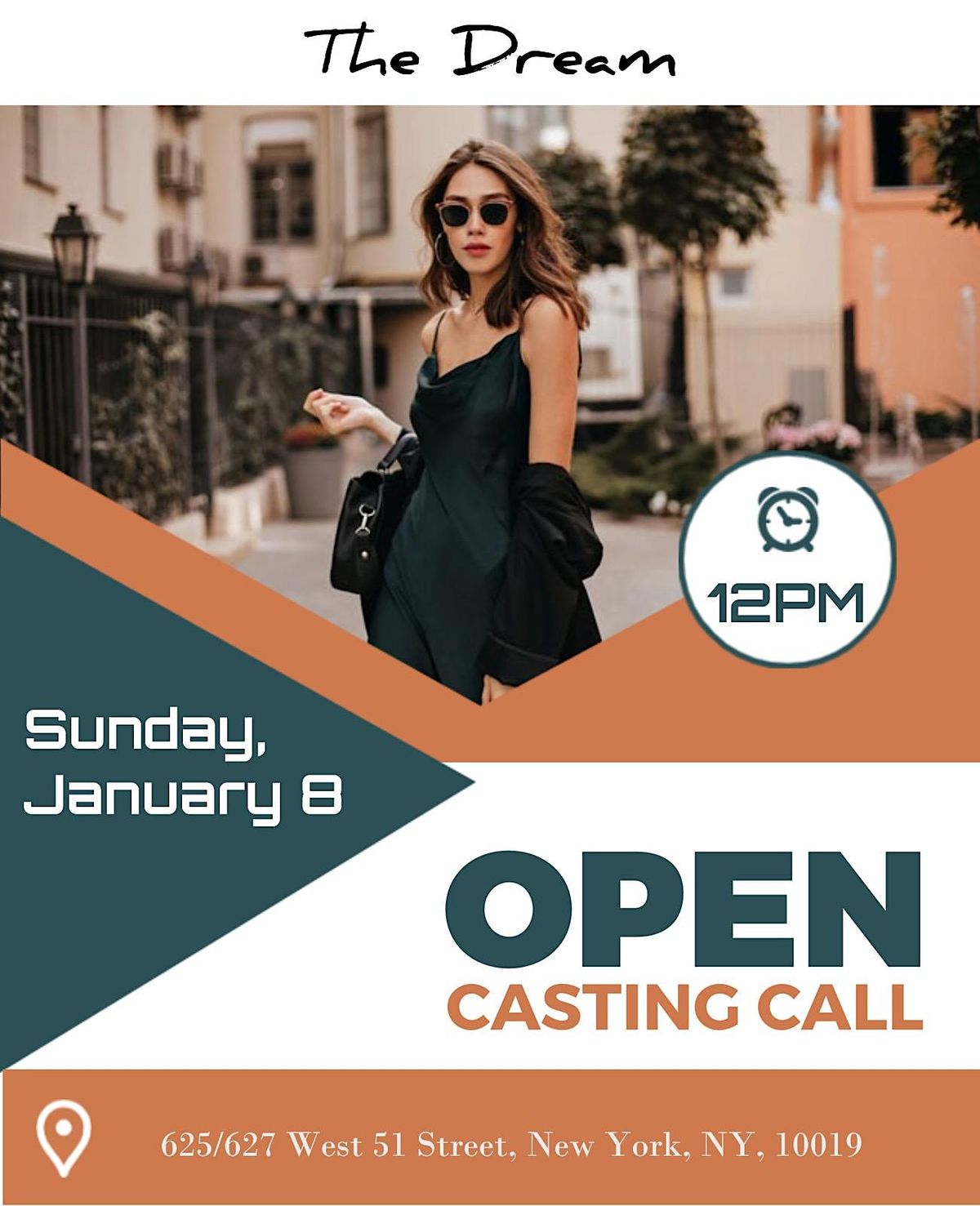 NYFW Casting call, 625 W 51st St, New York, 8 January 2023