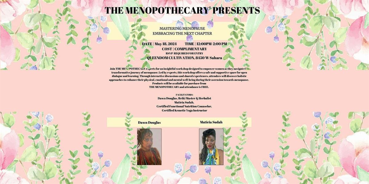 Mastering Menopause...Embracing The Next Chapter